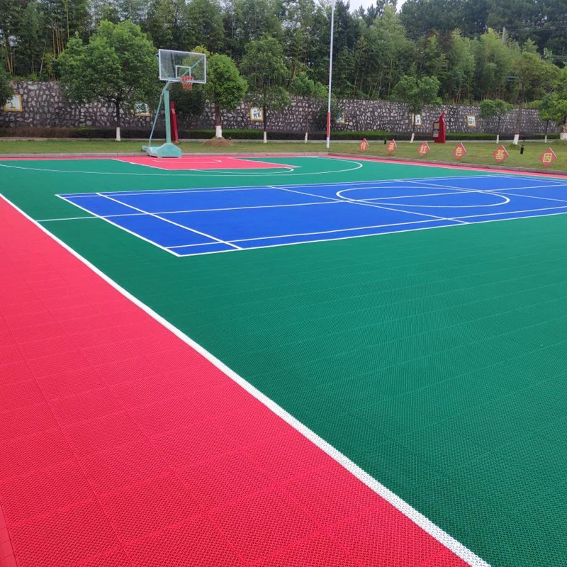 

Beable Outdoor Indoor Standard Basketball Court Dimensions College High School Multisports Surface With Lines And LOGO Markings