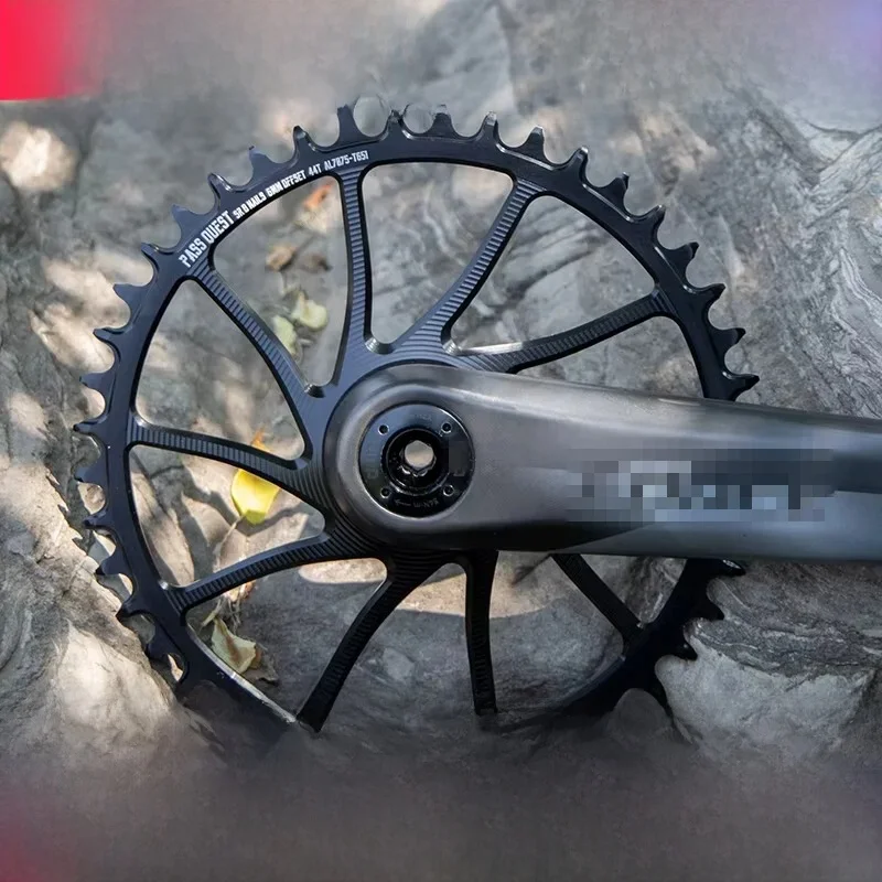 AliExpress GOLDIX PASS QUEST 6mm Offset 8 Bolt Chainring Direct Mount Narrow Wide Chainwheel 38T 40T 42T 44T 46T for SRAM 8 Bolt FORFORCE SL