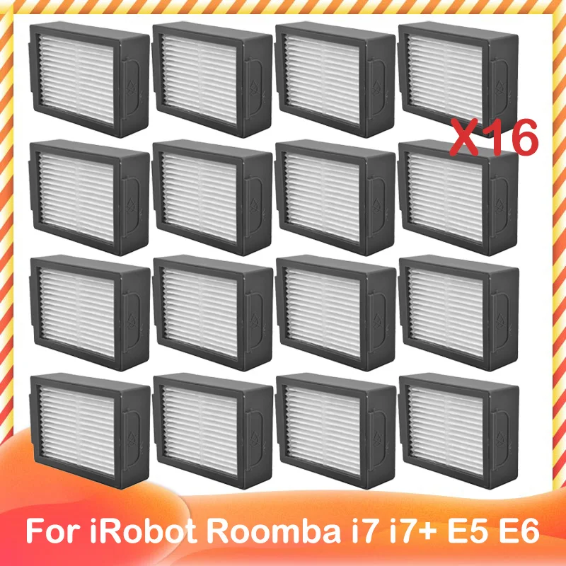 

Spare Washable HEPA Filter Accessories for iRobot Roomba I Series E Series i7 i7+ E5 E6 Vacuum Cleaner Household Alternative