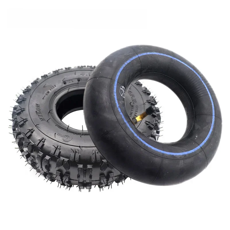 4.10-4 pneus pneumatiques pneu extérieur 4.10/3.50-4 chambre à air pour ATV Quad Go Kart 47cc 49cc grosse adaptée à tous les modèles 4 "4 pouces pneu