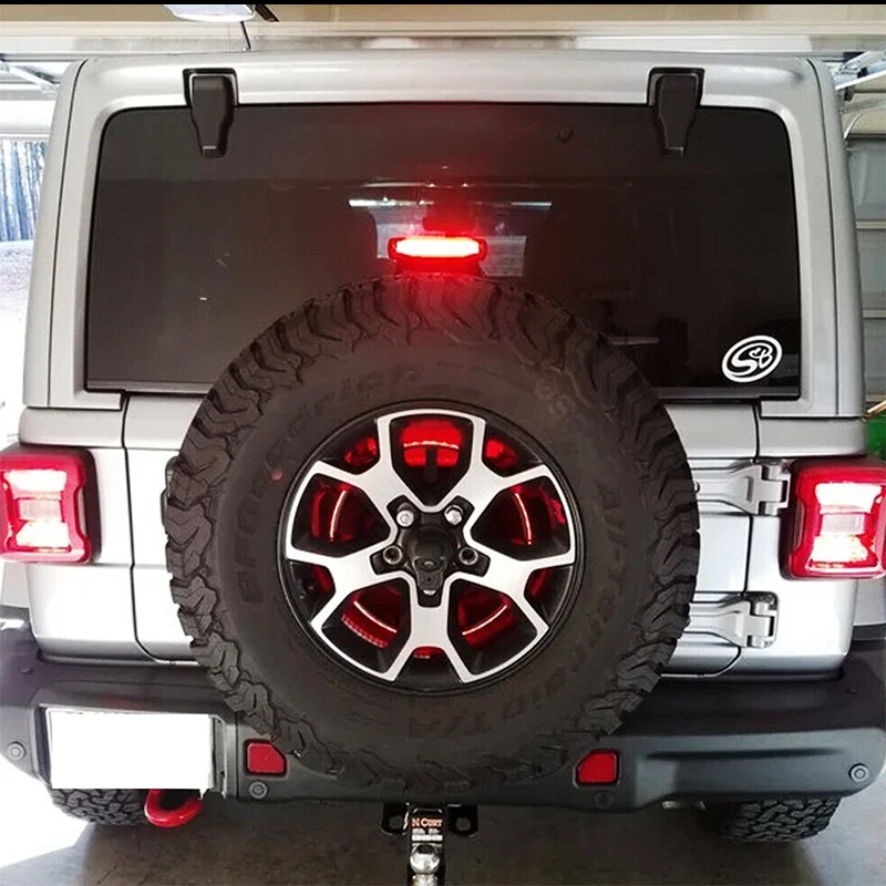 iJDM Plug-N-Play F1 Style Third Brake Light Strobe/Flash Attention Module Box/Harness For Jeep Wrangler JL JLU 2018-2024