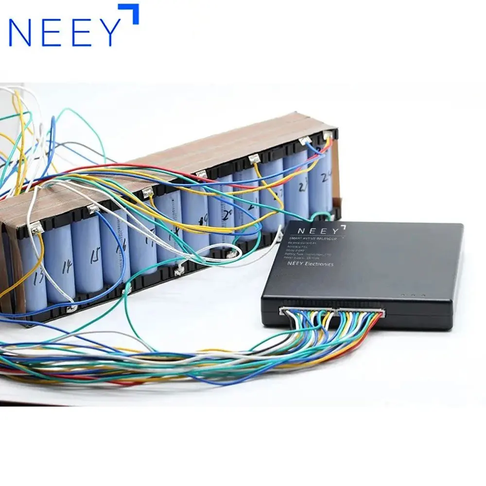 NEEY Active Balancer with BT APP 8A 10A 15A 4A Balance Current for 4S~24S LiFePo4 Li-ion Battery 4A BMS Smart Equalizer