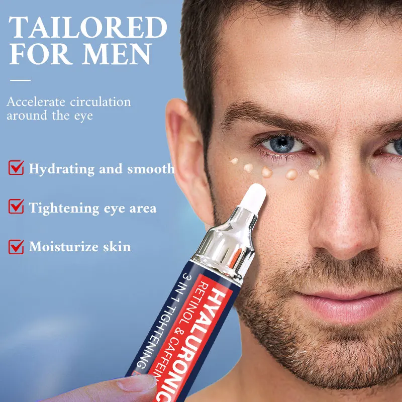 Rozino Retinol Coffee Liquid 3-in-1 Eye Cream Is Formulated with Retinol and Caffeine, a Delicate Cream That Is Refreshing and Non-Sticky, Providing Daily Hydration for the Eye Area. the Compact Tube Is Portable and Versatile for Skincare.