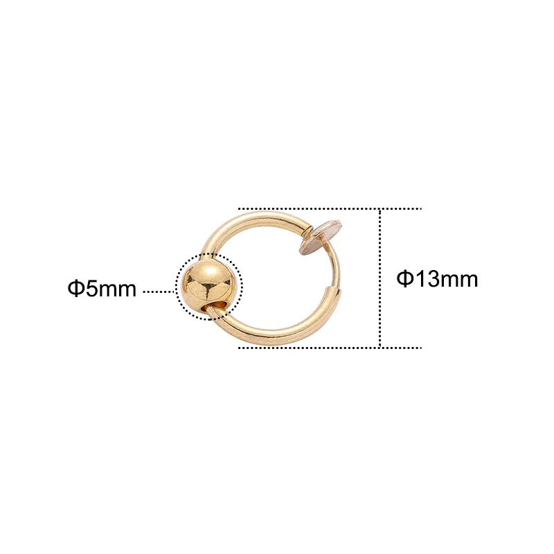 1 Pair Ear Cuff Hoop Fake Earrings Man Without Drilling Ear Clip On Earrings For Women 2022 Without Piercing Earring Non-Hole