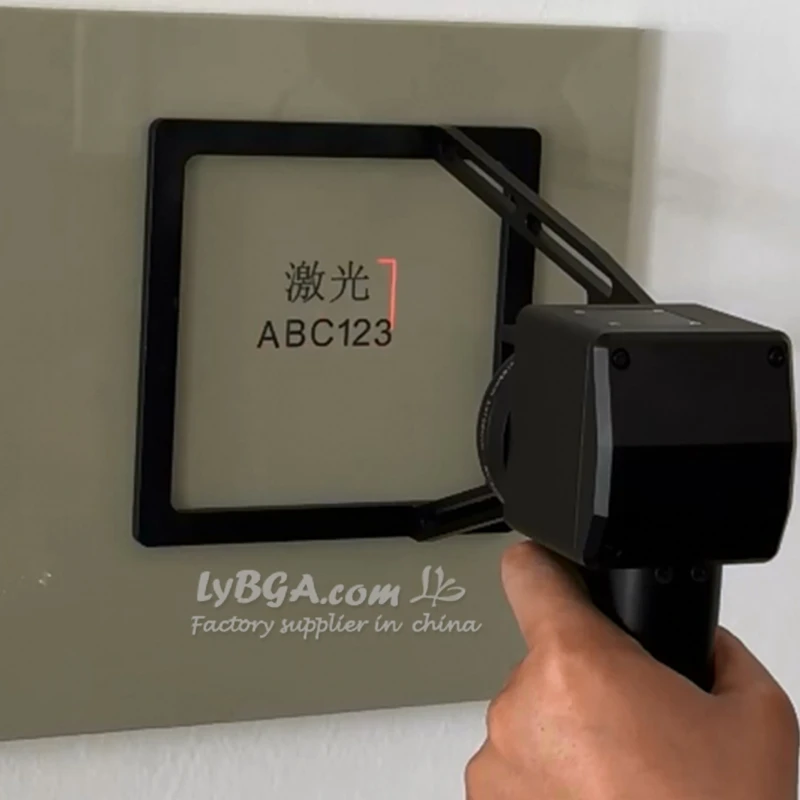 LY Wireless Handheld Lithium Battery Mini Fiber Laser Marking Machine 20W 30W 50W Fiber Laser Generator Metal Engraving Machine