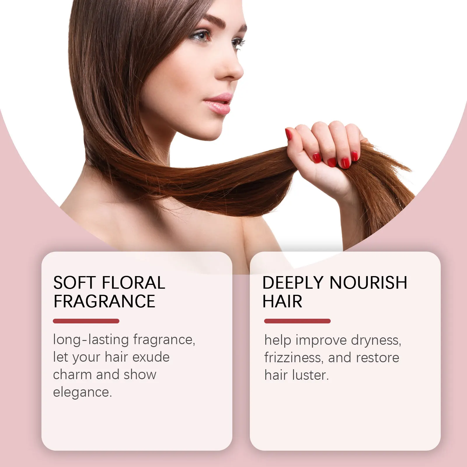 Profumo per capelli floreale 50ml olio nutriente per capelli secchi_voghion.com