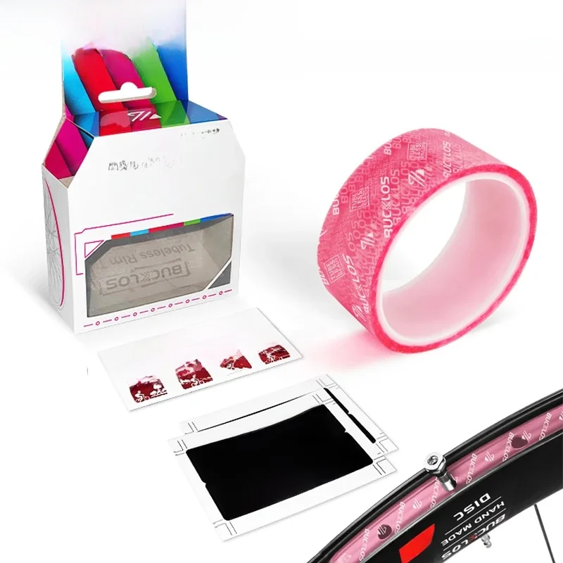 AliExpress BUCKLOS Bicycle Tubeless Rim Tape 10*17-32MM Pink Bicycle Rim Strip Tapes Tubeless Tires Inner Tapes for MTB Road Bike Wheels