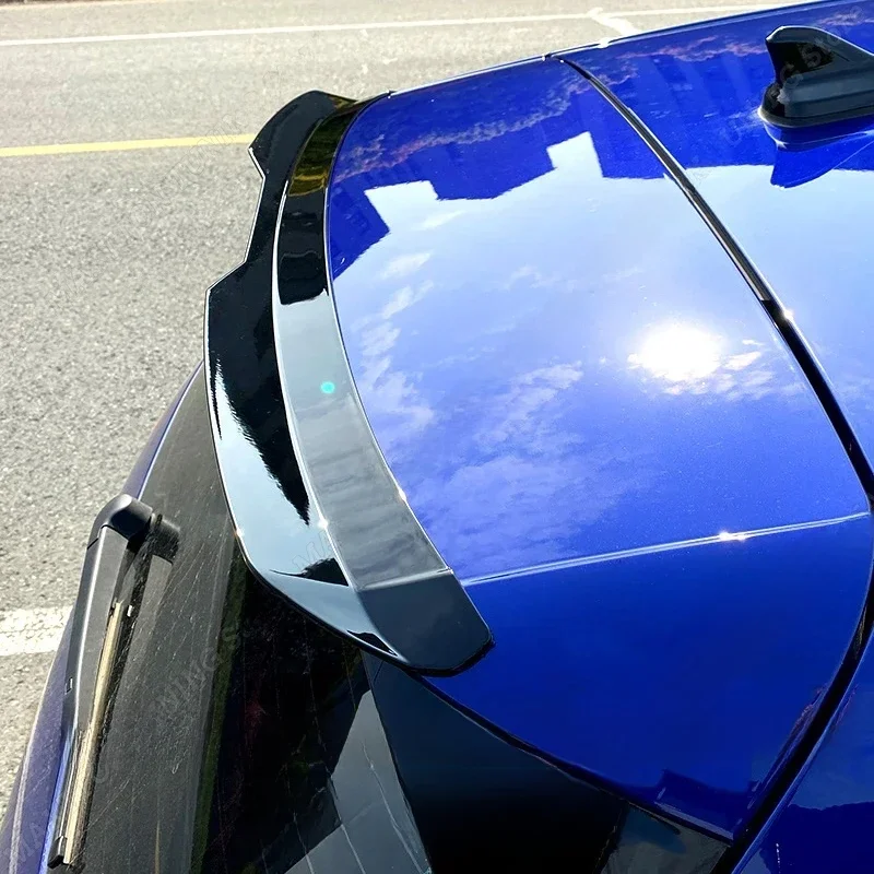 Tylny spojler samochodowy do VW Golf 8 MK8 GTI R GTD 2020 2021 2022 Gloss Black Tail Roof Diffuser Wing ABS Tuning Akcesoria — 2