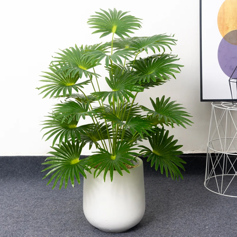 

95cm 24Leaves Fake Plants Large Tropical Artificial Monstera Tree Leafs Plastic Palm Artifici Plants for Home Garden Decoration