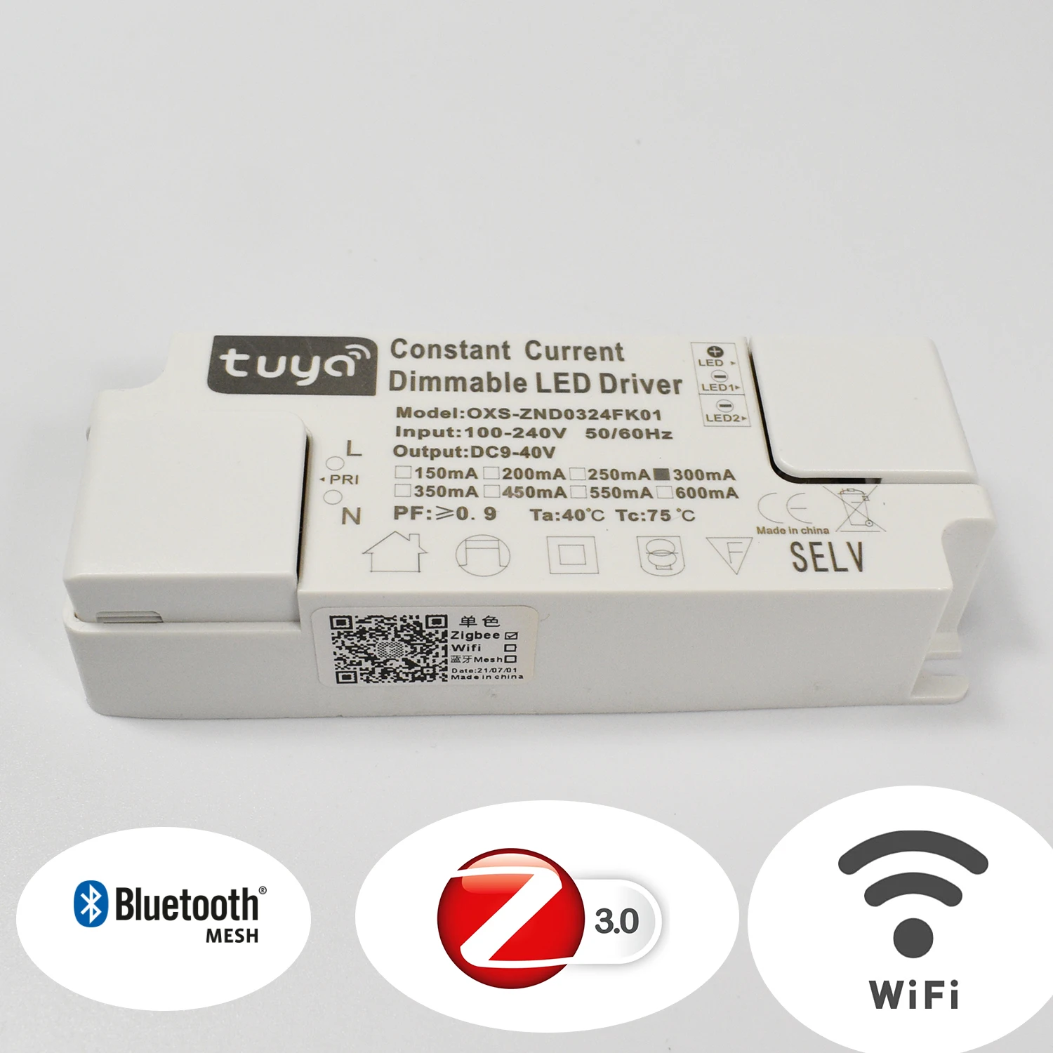 Smart Tuya Fully Dimmable Driver for LED Lighting Flicker Free Zigbee 3.0 Tranformer 600mA 700mA 800mA 900mA WiFi Bluetooth Mesh