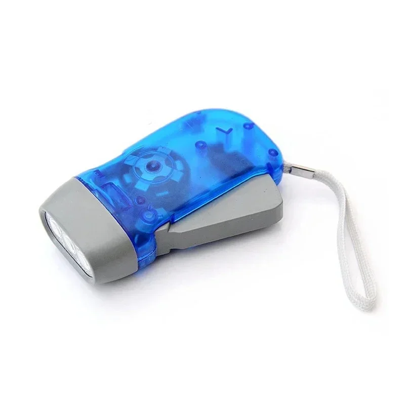 Nouveau 3 LED main pression Dynamo manivelle puissance liquidation lampe de poche torche lumière main presse manivelle Camping lampe lumière