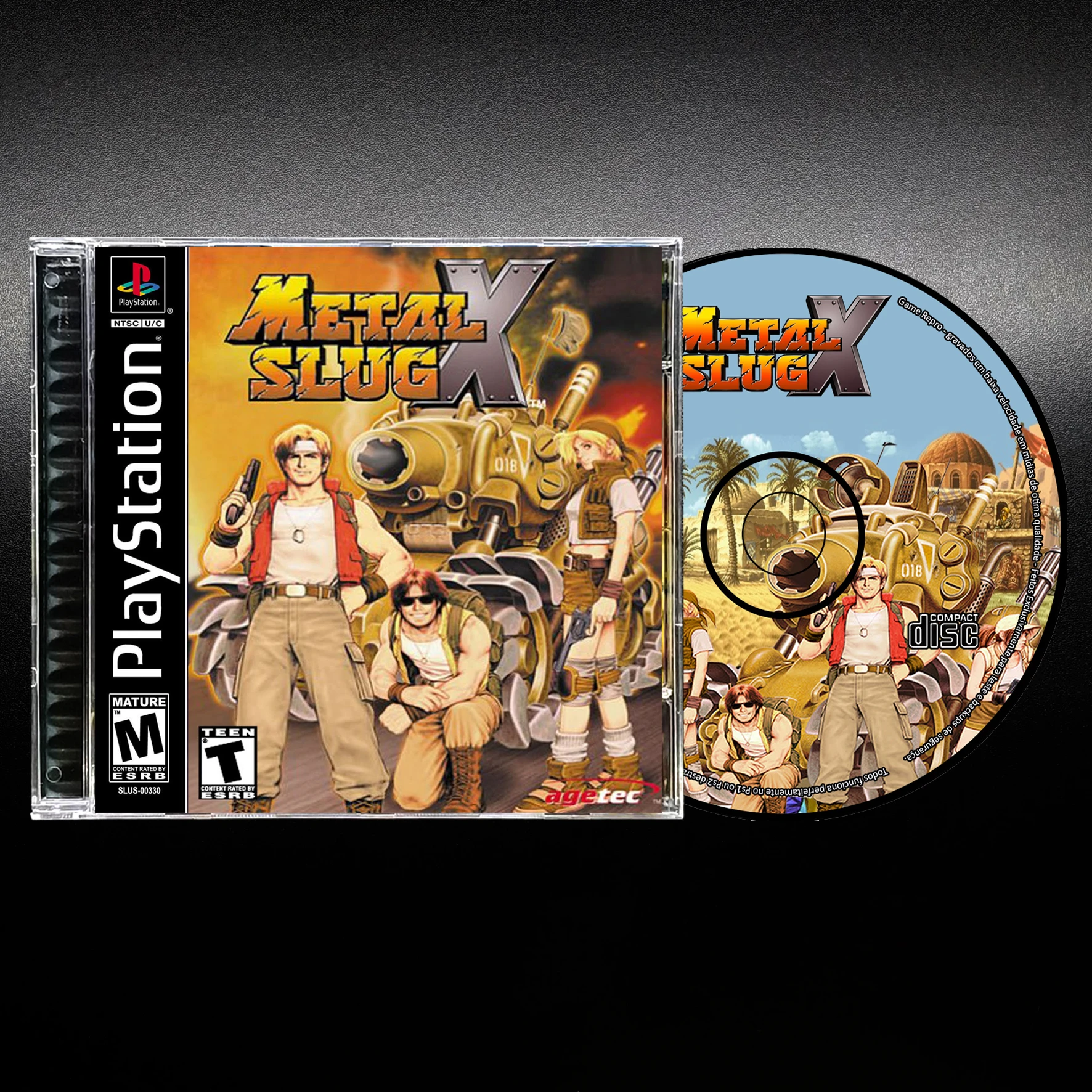 MetalSlug X - Game Repro Ps1 / Psx Copy Reproduction Playstation1