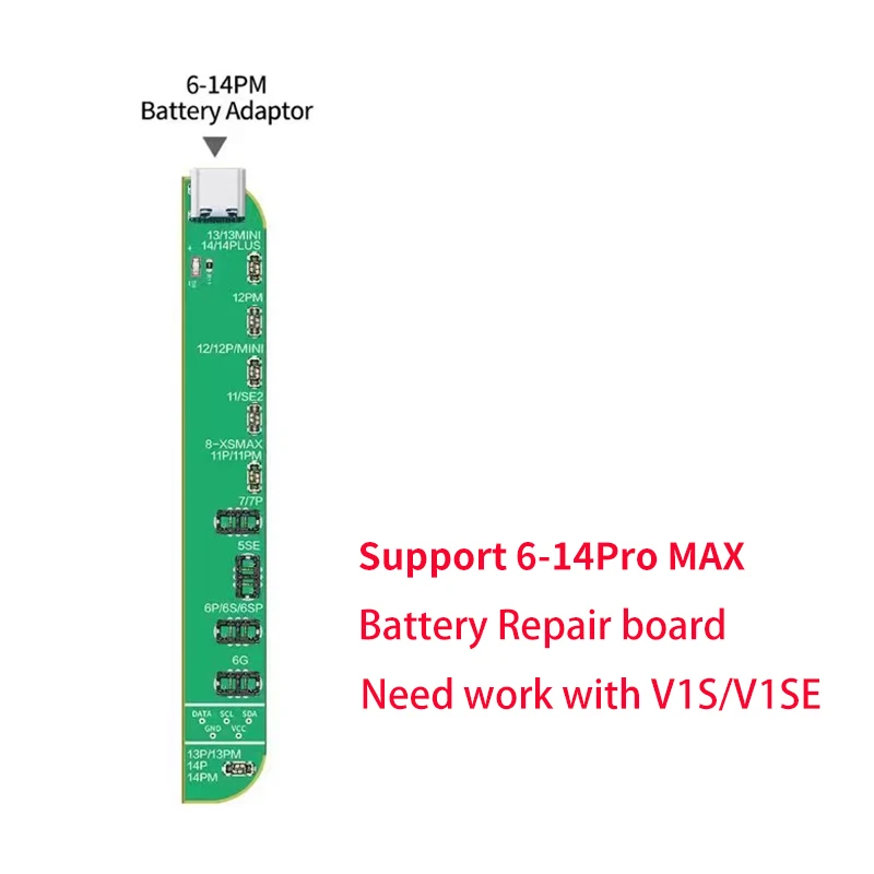 Teevo Battery repair board of JC V1SE/Battery Read&Write Remove Error Health Warning for iPhone 6-14 ProMax