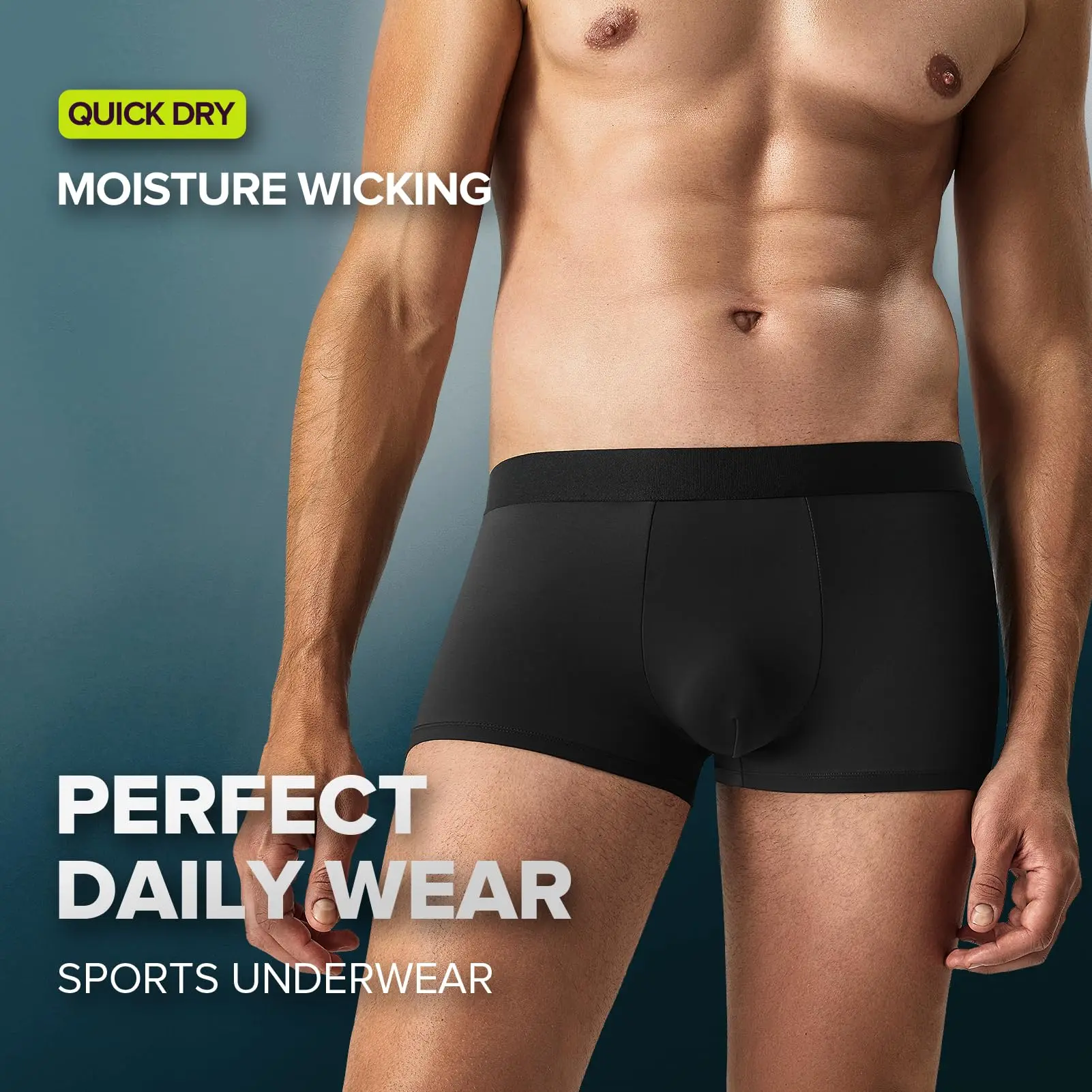 

Мужские трусы-боксеры, 4 шт. | Ультрамягкий хлопковый стрейч | Дышащее комфортное нижнее белье для повседневной носки