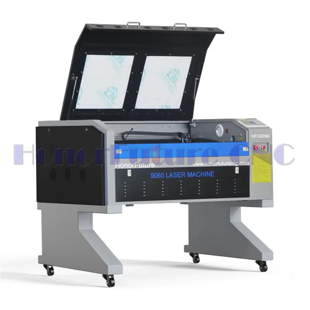 Acrylic Mdf Wood Fabric Leather Laser Cutter CO2 CNC Laser Cutting Machine Price 150w 9060 6090