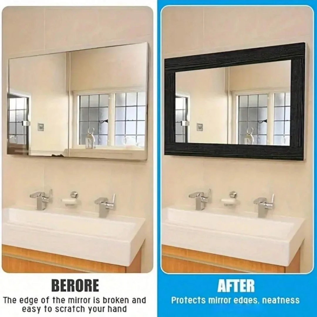 1 لفة 8 سم × 5 م ملصق إصلاح إطار الباب PVC ذاتي اللصق من الخشب الحبوب - لوح التفاف سهل التركيب وحواف ديكور الحائط، مثالي