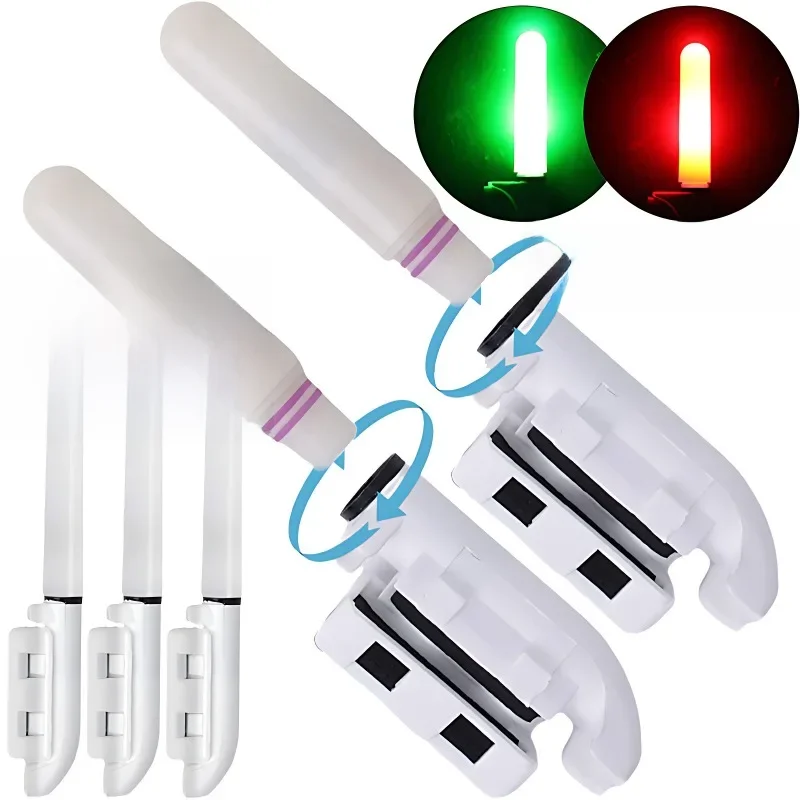 Canne à pêche électronique étanche, bâton lumineux LED, flotteur amovible, accessoire de pêche de nuit sur roche, batterie CR425