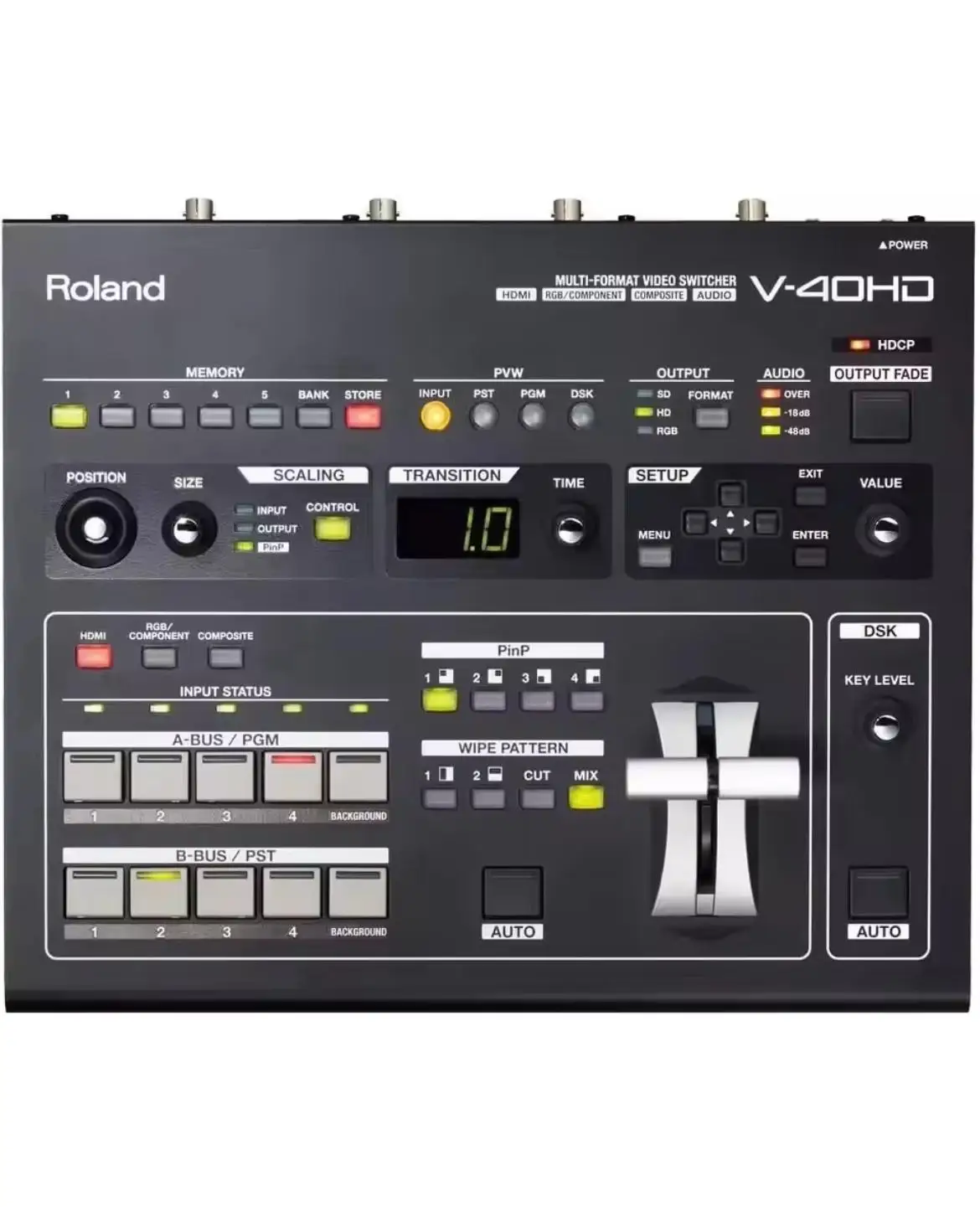 Горячая Распродажа, видеопереключатель с рулонами быстрой доставки, V-40HD