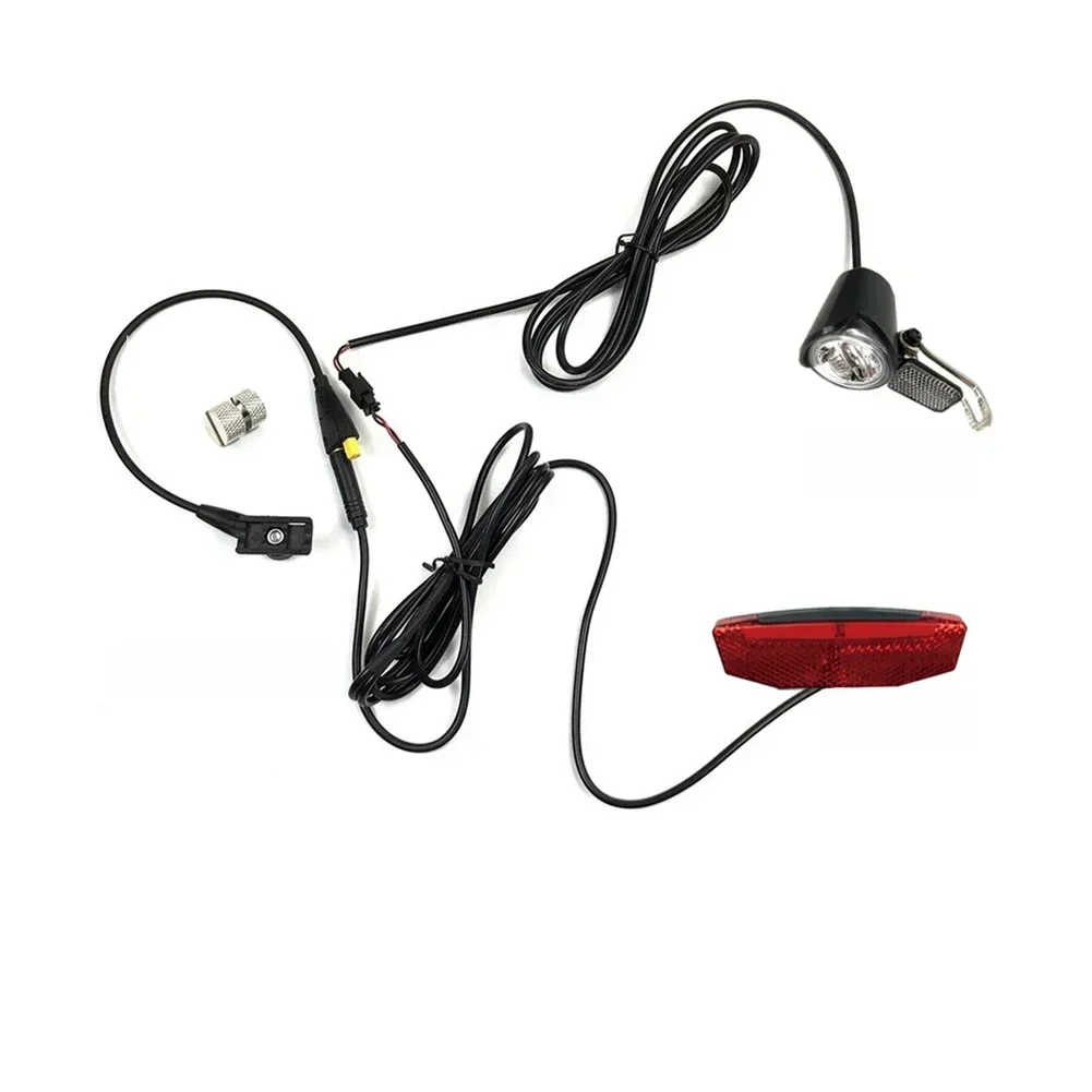 AliExpress NONE 6-60V Electric Bike Lights Headlight Taillight Speed Transmitter 180cm Cable For Tongsheng Tsdz2 Mid Drive Motor Bicycle Lamp