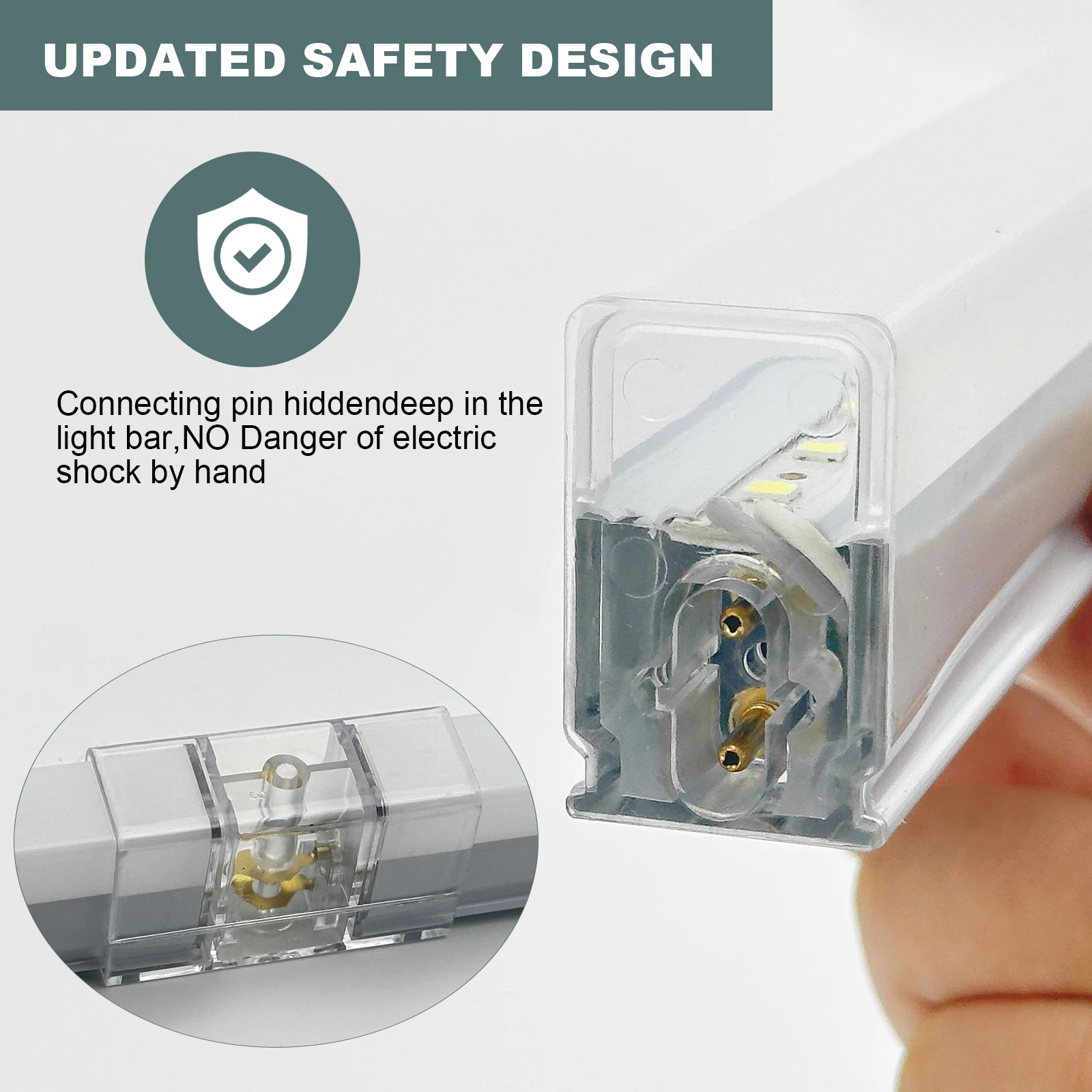 مصابيح جراج LED سداسية مع إطار 14 شبكة سداسية 720 وات 108000   أضواء سقف المرآب LED فائقة السطوع LM 6500K أضواء LED سداسية