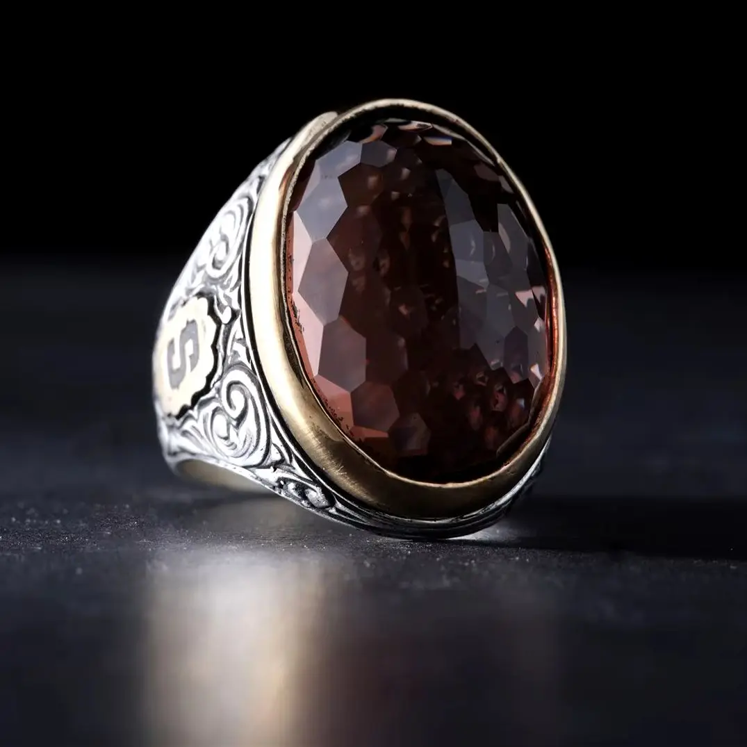 Handmade Sterling Silver Zultanite Ring for Men - Unique Gemstone Jewelry Gift