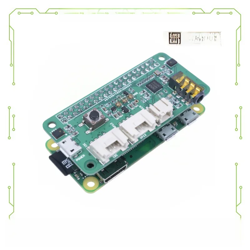 Seeed studio reSpeaker 2-Mics Pi HAT V2.0 dla Raspberry Pi - kodek audio TLV320AIC3104, 2 mikrofony analogowe, 3 diody LED APA102 RGB — zdjęcie 2