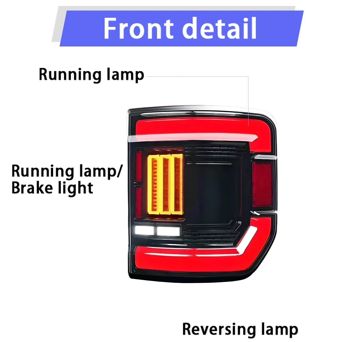 SINDAR LED Tail Lights Assembly Driver Side Passenger Side for Jeep Gladiator 2019-2025 Plug & Play