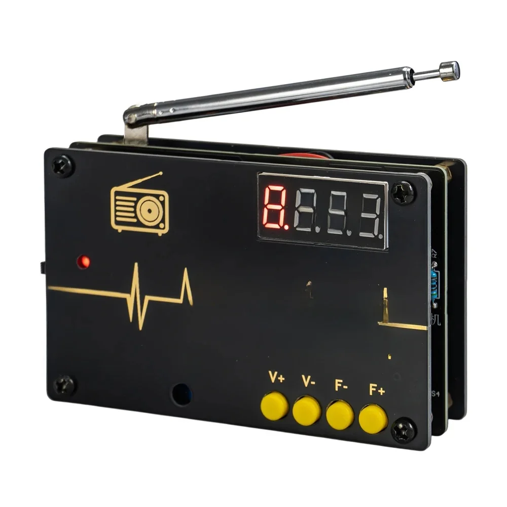 Kit électronique de bricolage, Radio FM RDA5807M 87-180MHz avec affichage numérique à Tube, microcontrôleur STC15, projets de soudage électroniques