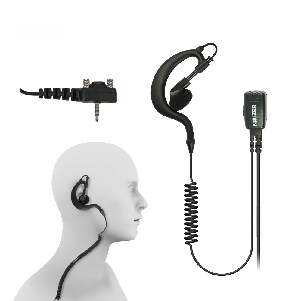 Yaesu-vertex PIN-29-Y2 nauzer pinganillo/micro-fone de ouvido para jack walkies com parafusos para
