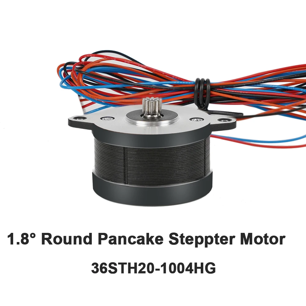 High Temperature 36mm Round Pancake Motor 36STH20-1004HG Stepper Motor For Orbiter/Sherpa Mini Extruder Voron 2.4 Ender 3 CR10