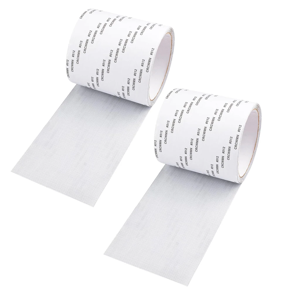 2 Rolls 10cm Upgraded Mosquito Net Repair Tape Self-Adhesive Window Screen Strong Anti-Insect Fly Mesh Broken Holes Repair Patch