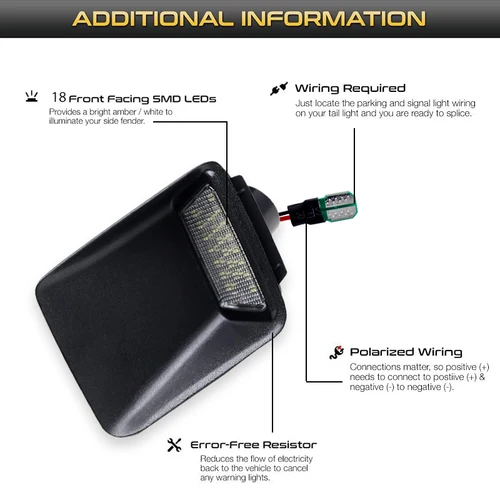 Imagen 2 del producto 2 uds para Chevy Colorado GMC Canyon 2004-2012 parachoques trasero LED luz de matrícula montaje de lámpara pastilla de repuesto blanco