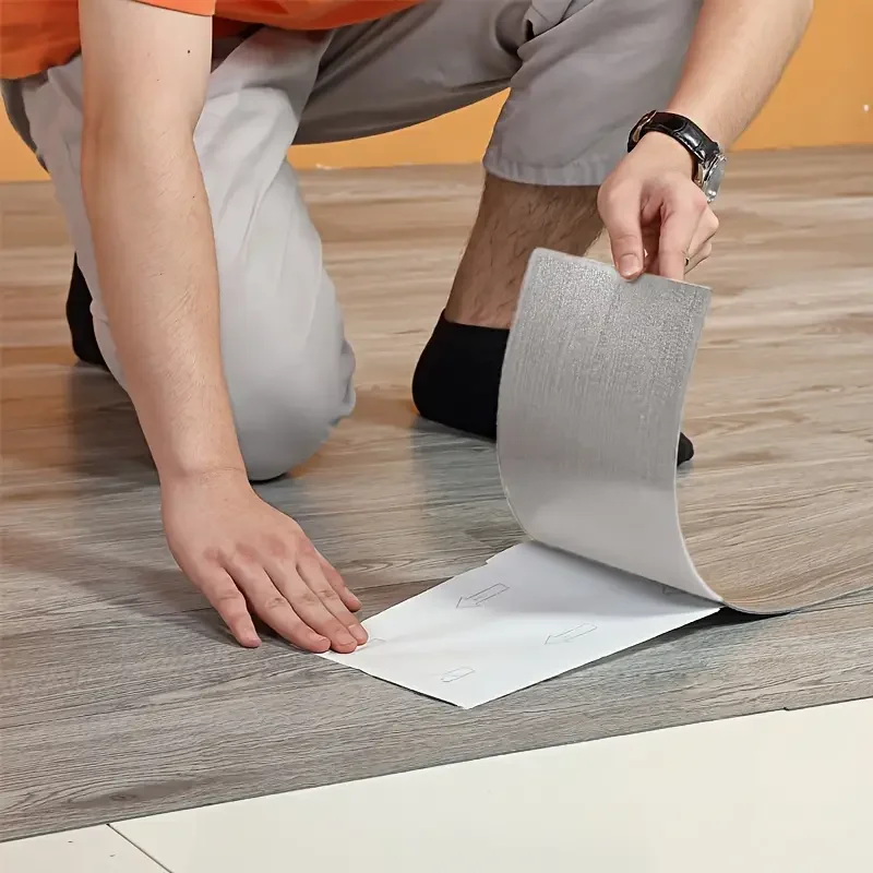 10 قطعة 40x15 سنتيمتر بولي كلوريد الفينيل ملصقات أرضية ملصقات ذاتية اللصق مقاوم للماء سميكة الخشب الحبوب ملصقات أرضية ملصقات غرفة المعيشة