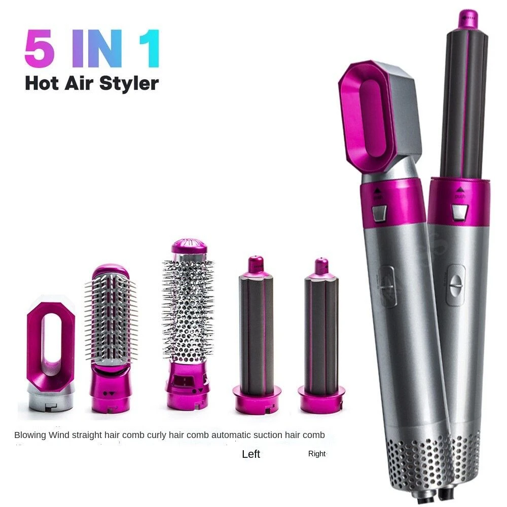 5 In 1 Hair Dryer Brush Straighthering Shaper 110V Hot Air Brush Professional Electric Modeling Tools