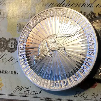 מטבע כסף קנגורו אוסטרלי 1 אונקיה משנת 2016 10 best sales מטבע של 1 אונקיה - №5