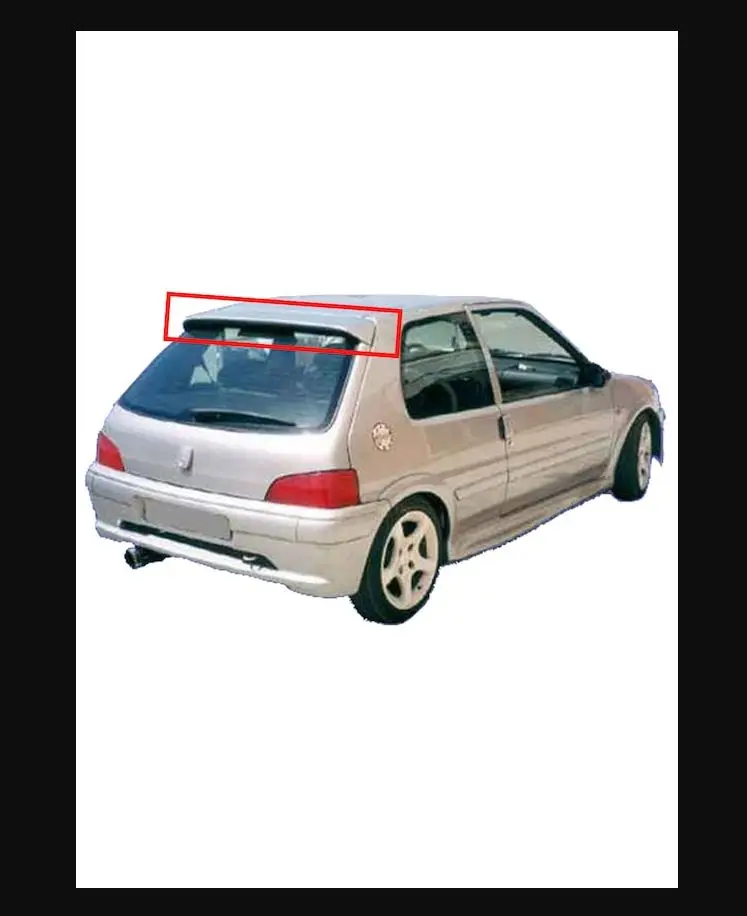 Spoiler For Peugeot 106 1991 To 2003 - Styling Chrome Body Kit Sill Trim Hood Protector Bumper Side Skirts Cover Mirror Spare