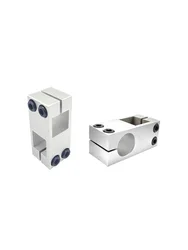 factory  Fixed Column Optical Shaft Cross Connector Clamp Block Inner Hole Square hole and round hole cross pillar  dai 8  10