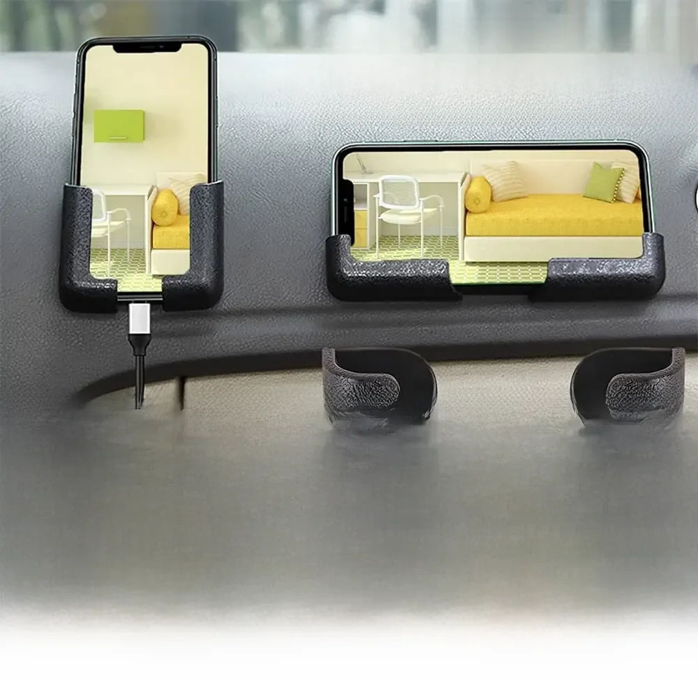 Auto Telefon Halter Multifunktionale Auto Handy Ständer Halterung Handy Halter für Auto Wand Haken Aufhänger Unterstützung