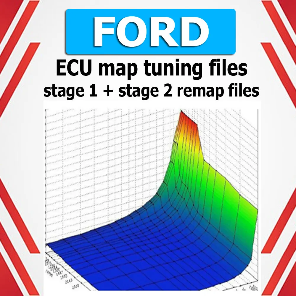 Car Repair Tool Diagnostic Automobiles Ford ECU Map Tuning Files Stage 1 + Stage 2 Remap Files repair ecu car power