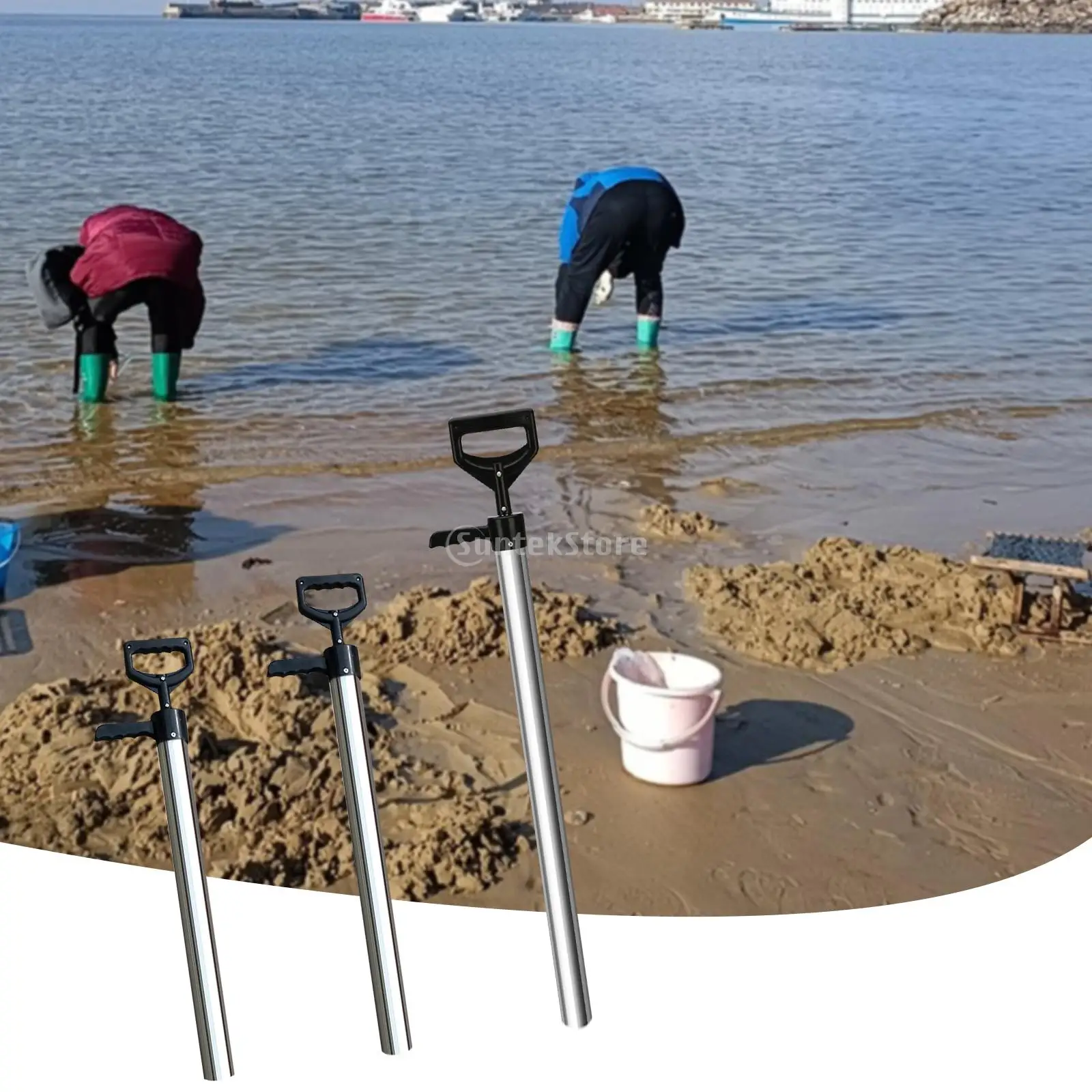 Shrimp Pump Multiuse Beach Artifact Sand Shrimps Catching Tool Multifunctional  for Clams Sand Shrimps Mantis Shrimps