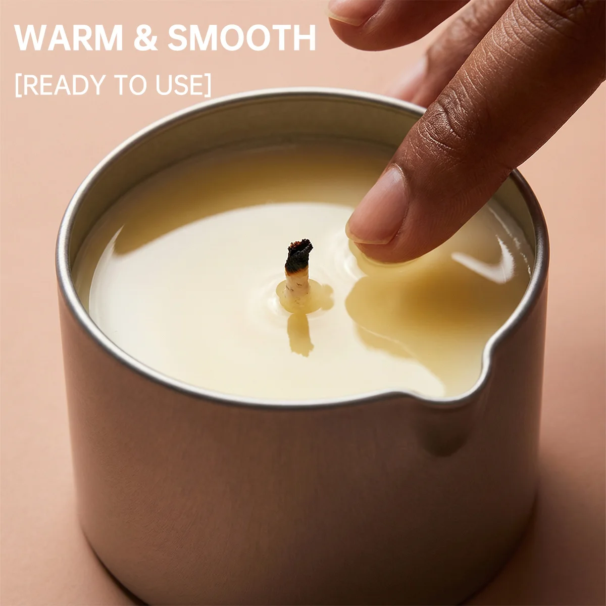 شمع زيت التدليك بالورد 2 أونصة شموع عطرية مع شمع الصويا مرطب - هدية حامل شموع لتزيين المنزل في عيد الميلاد