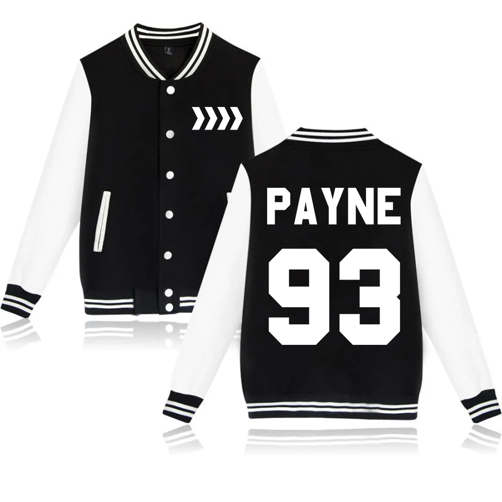 Liam Payne Tribute Hooded rap Payne 93 Jacket Hoodie Women Men Long Sleeve Baseball Uniform Clothes
