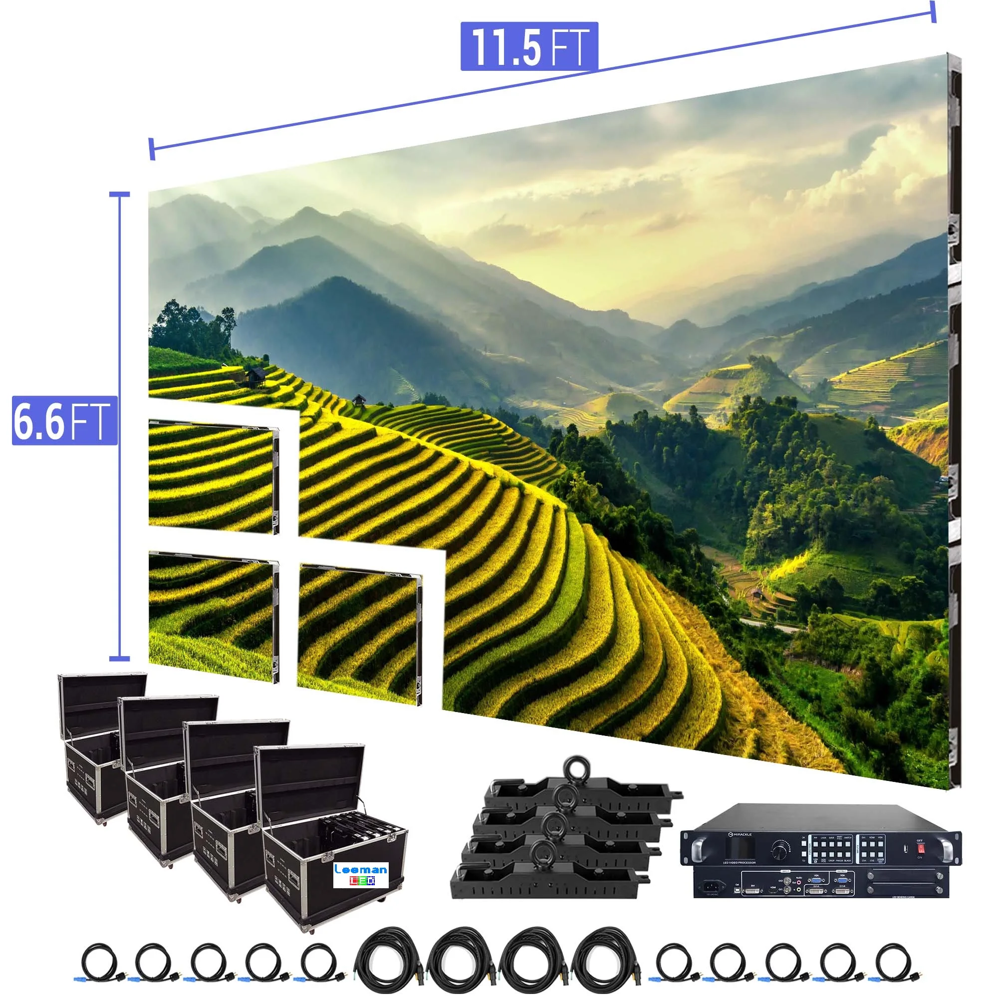 Ao ar livre indoor p1.56 p1.953 p2.604 p2.976 p3.91 p4.81mm 500x500 tela led aluguel flexível 500x1000 display led para igrejas