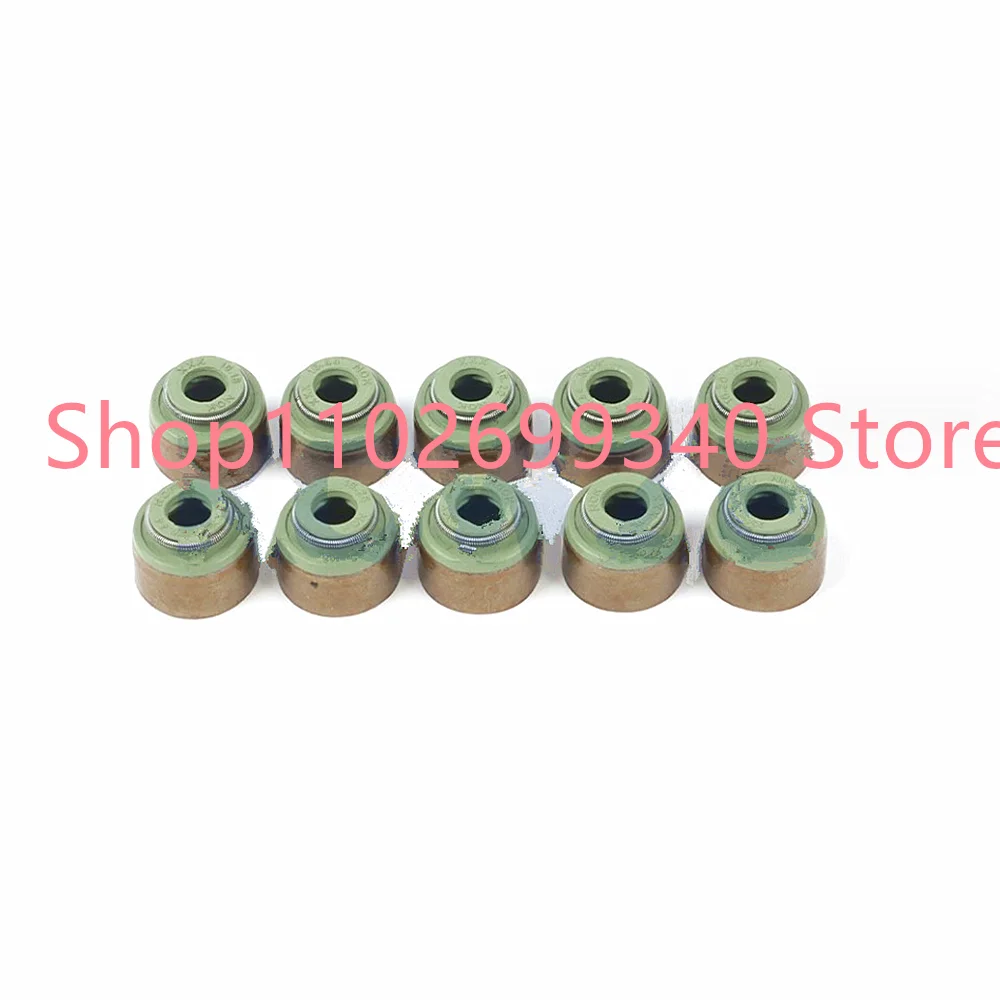 MD307342 10PCS Exhaust Valve Stem Seal For Mitsubishi Pajero Montero Shogun 6G72 6G75 2000-2006 2006-2020 Outlander 6B31