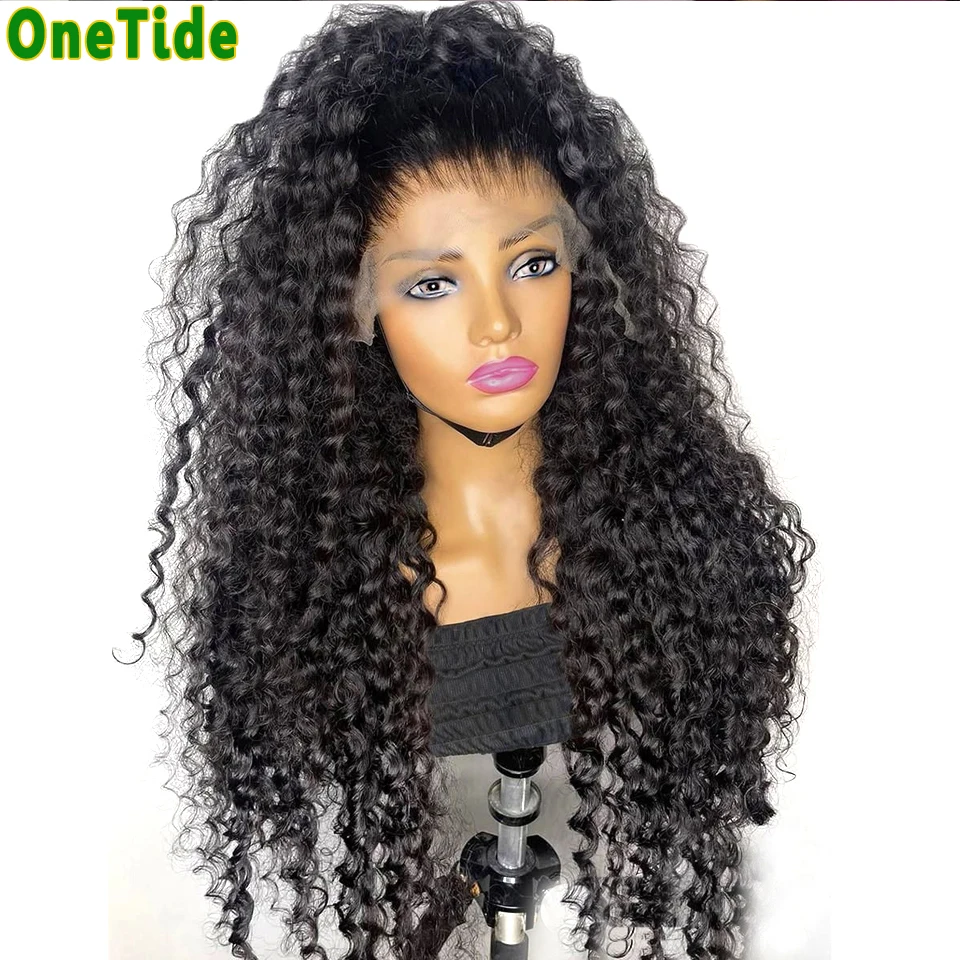 

Transparent HD 13x4 Deep Wave Lace Frontal Wigs Deeo Curly Human Hair Wig Brazilian Lace Front Wigs For Women On Sale Clearance