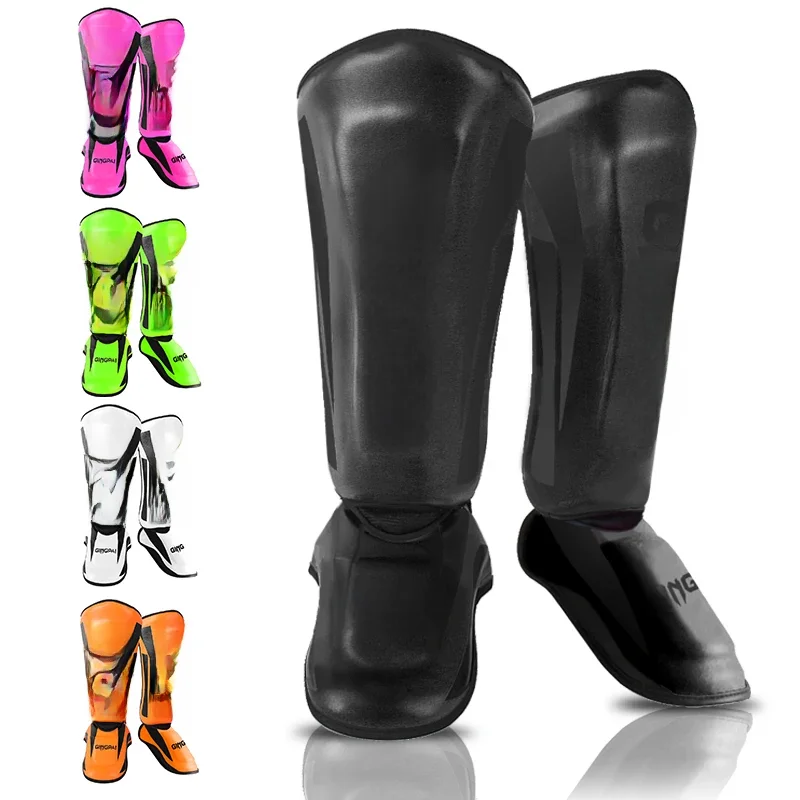 Kickboxing Boks Ochraniacze goleni Muay Thai Sztuki walki Sanda Wushu Ochraniacze nóg Taekwondo Ochraniacze kostek — zdjęcie 2