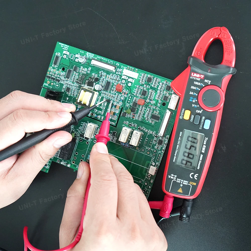 UNI-T المشبك متر UT202A + UT204 + UT210D UT210E UT207B UT208B مقياس التيار الكهربائي المشبك الرقمي المتعدد كماشة كهربائي مقياس التيار الكهربائي