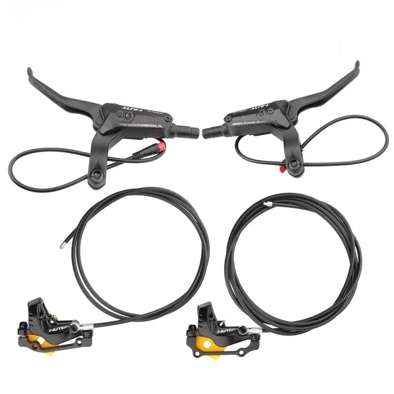 AliExpress NONE NUTT 4-Piston Hydraulic Cutoff Brake E-Bike & Electric Scooter Disc Brake for Zero 10X/11X, Vsett 10+/9+, Kaabo Wolf Warrior 11