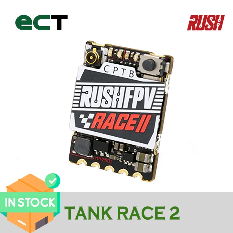 

RUSHFPV TANK RACE 2 VTX 2.5W High Power 48CH Video Transmitter for RC FPV Long Range Fixed-wing Drones