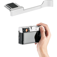 JJC Metal Thumb Up Grip for Fujifilm X100VI Fuji X-E4 XE4 X-E3 XE3 X100V X100F X100T Camera Hot Shoe Thumb Up Rest Hand Grip